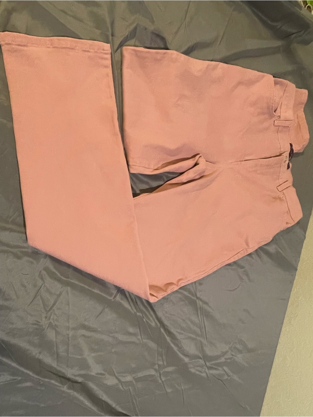 Gloria Vanderbilt Straight Leg Pants in Dusty Pink